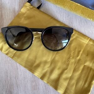 Gucci Black Cat-Eye Sunglasses
